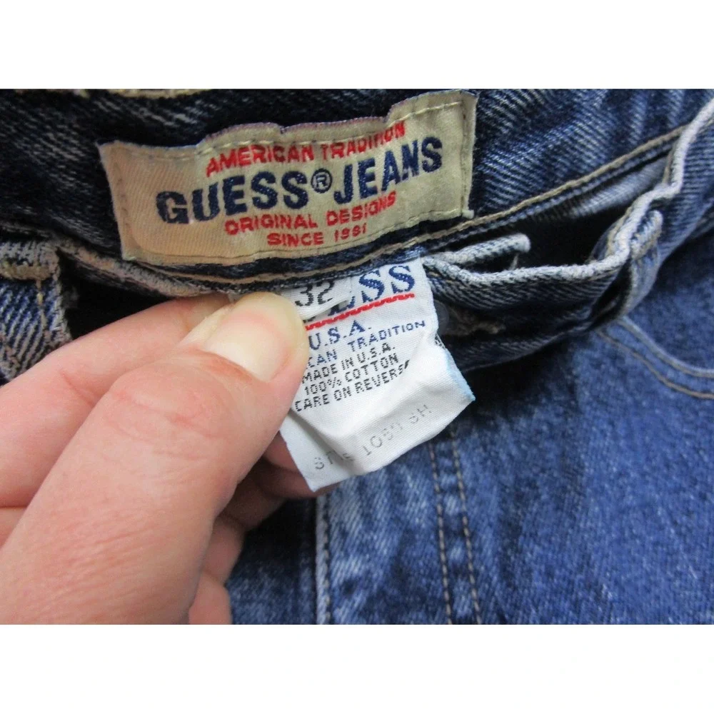 Vintage 90s Guess Georges Marciano Jeans Womens (30x27) High Rise Tapered‎ USA